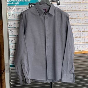 UNTUCKIT - Mens L Gray. Button down. Veneto WF. Regular fit